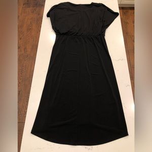 NWT Christopher & Banks black stretchy dress Sz Small